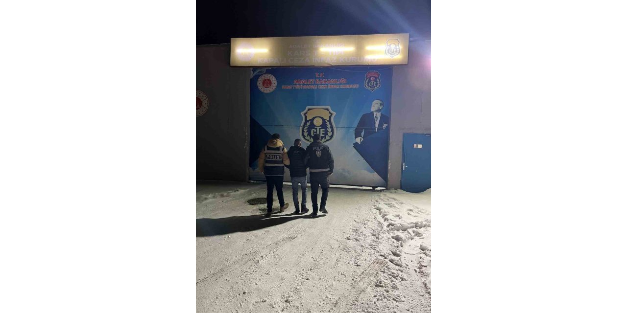 Sarıkamış’ta 15 yıl hapis cezası olan 1 kişi yakalandı