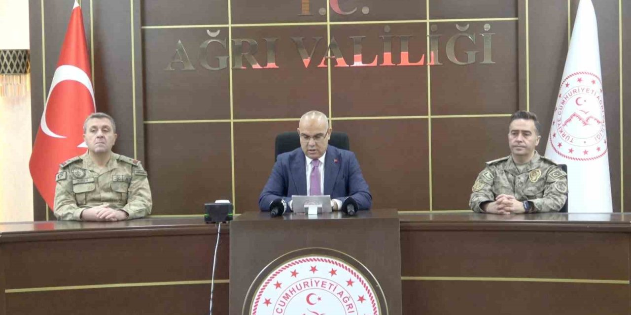 Ağrı Valisi Koç: "Devletin gücü ve kararlılığı her şartta sahadadır