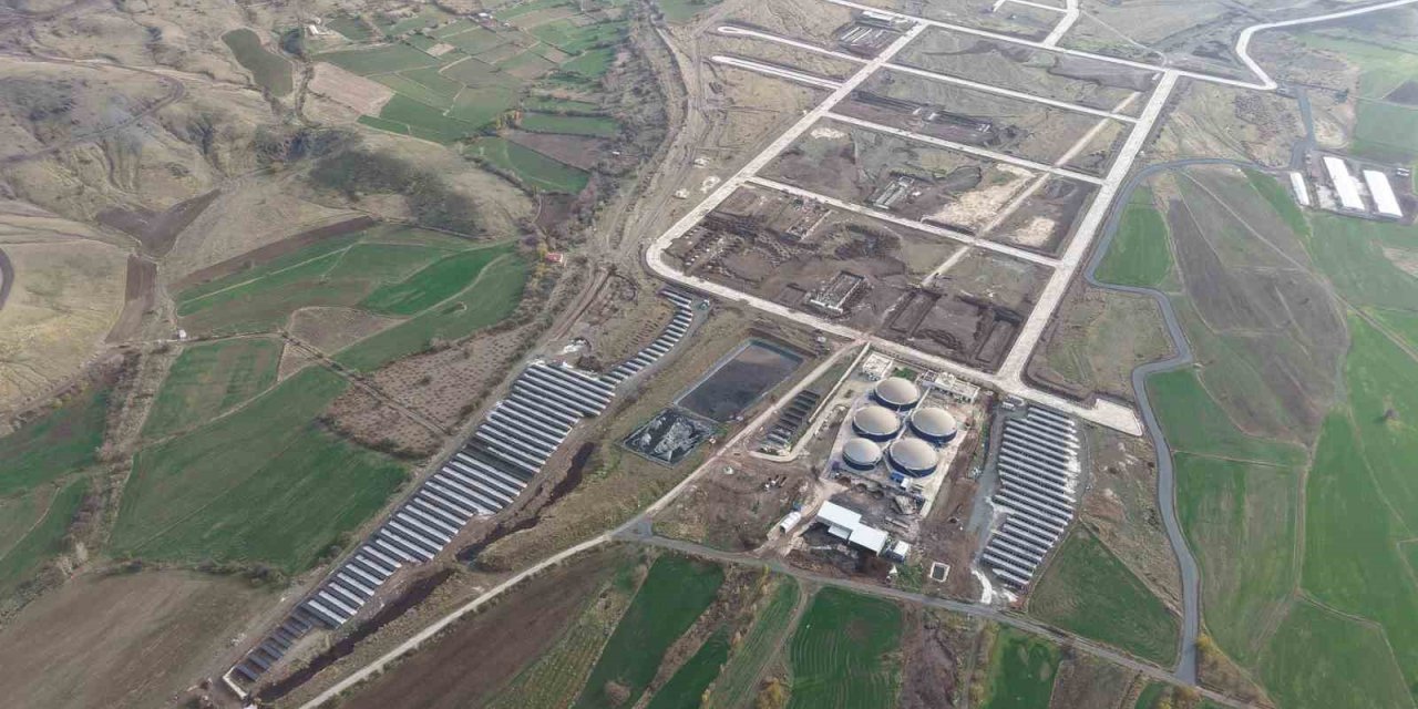 Elazığ’da 250 milyon liralık Cevizdere Besi OSB’de altyapı tamamlandı, bölge dron ile görüntülendi