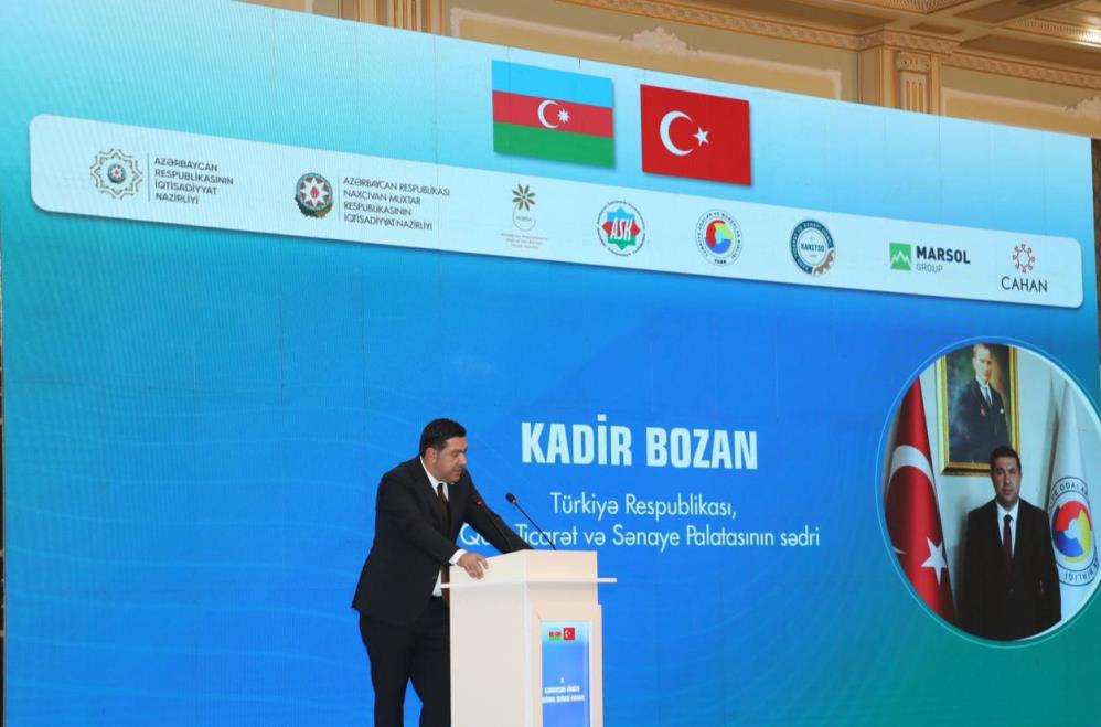 KATSO Başkanı Kadir Bozan, Azerbaycan’daki Bölgesel Ekonomi Formu’nu değerlendirdi
