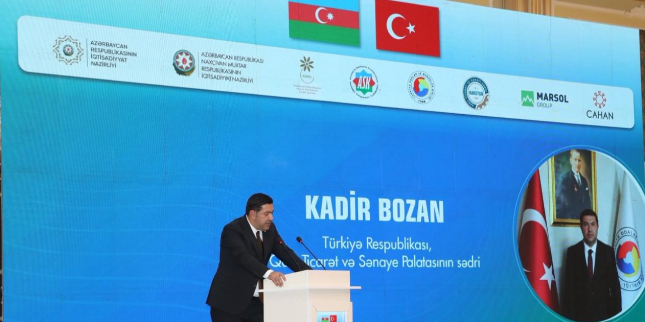 KATSO Başkanı Kadir Bozan, Azerbaycan’daki Bölgesel Ekonomi Formu’nu değerlendirdi