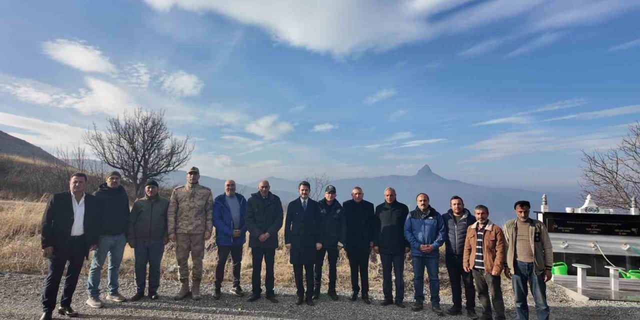 Tuzluca Kaymakamı Abdüllatif Yılmaz Hadımlı köyünde vatandaşlarla buluştu