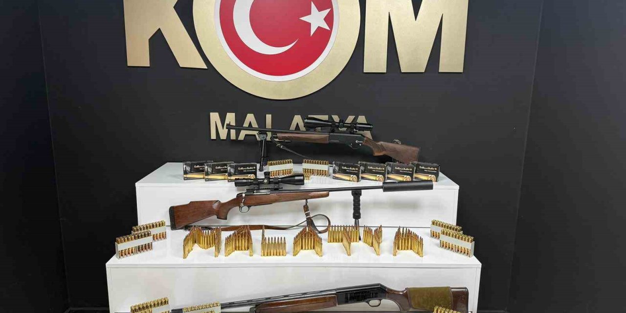 Malatya’da ruhsatsız silah operasyonu: 2 gözaltı