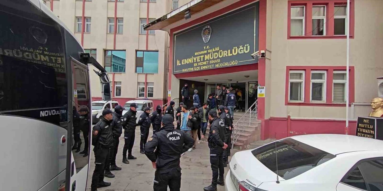 Erzurum polisinden düzensiz göçmenlere geçit yok