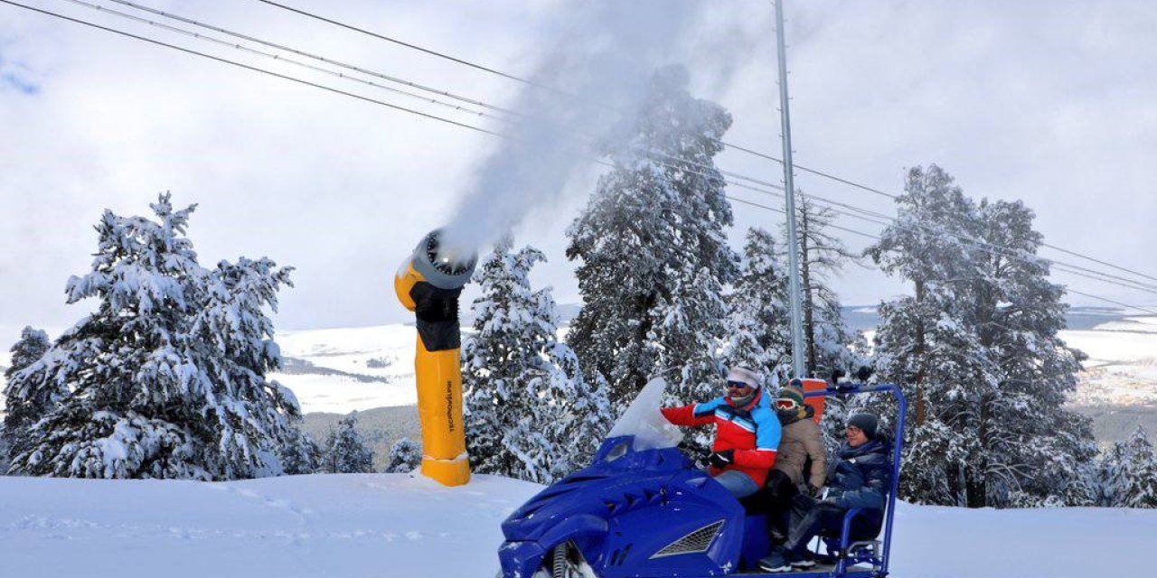 Sarıkamış’ta suni karlama sistemleri test ediliyor