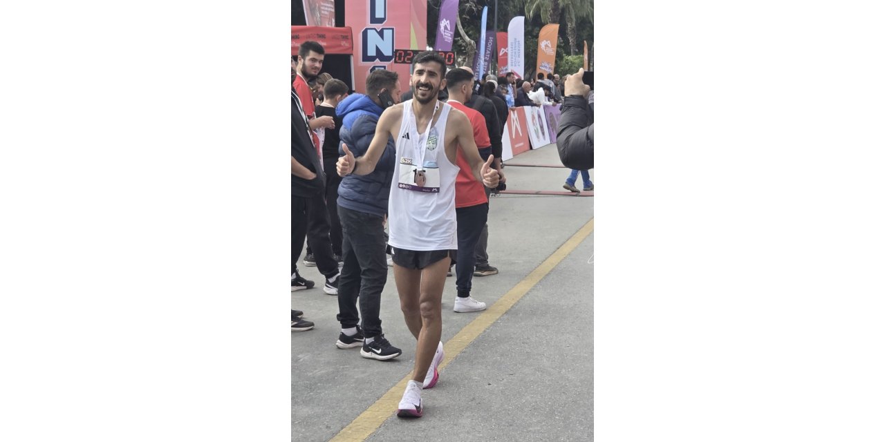 Bingöllü milli atlet maratonda birinci oldu