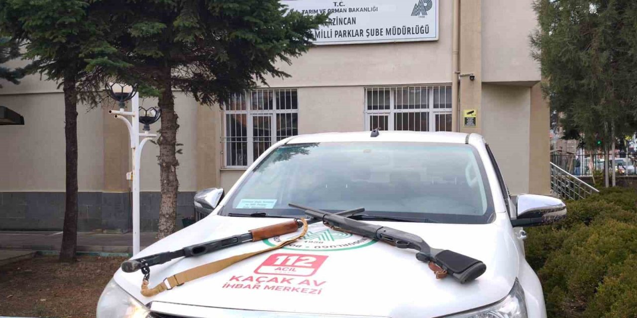 Erzincan’da yaban keçisi vuran 3 şahıs yakalandı