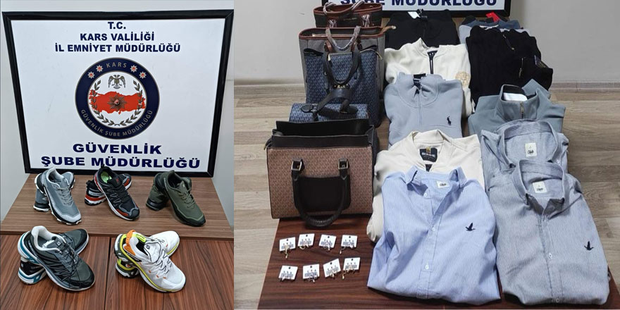 Kars’ta sahte markalı ürün operasyonu