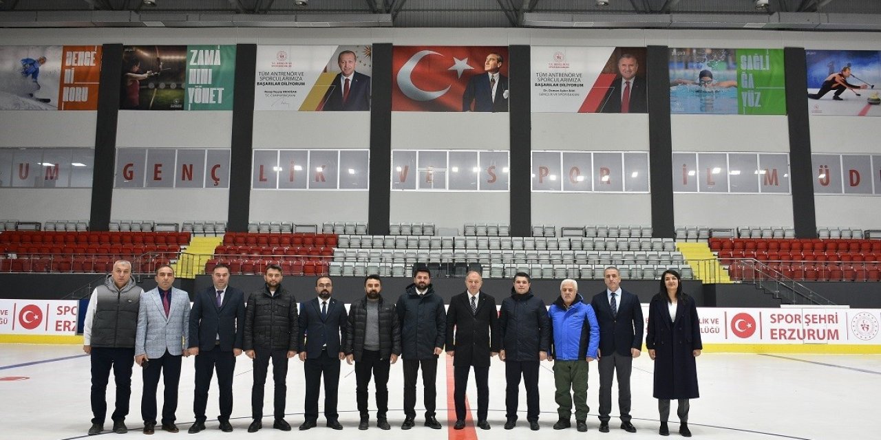 Erzurum GSİM buz  salonlarının çehresini değiştiriyor