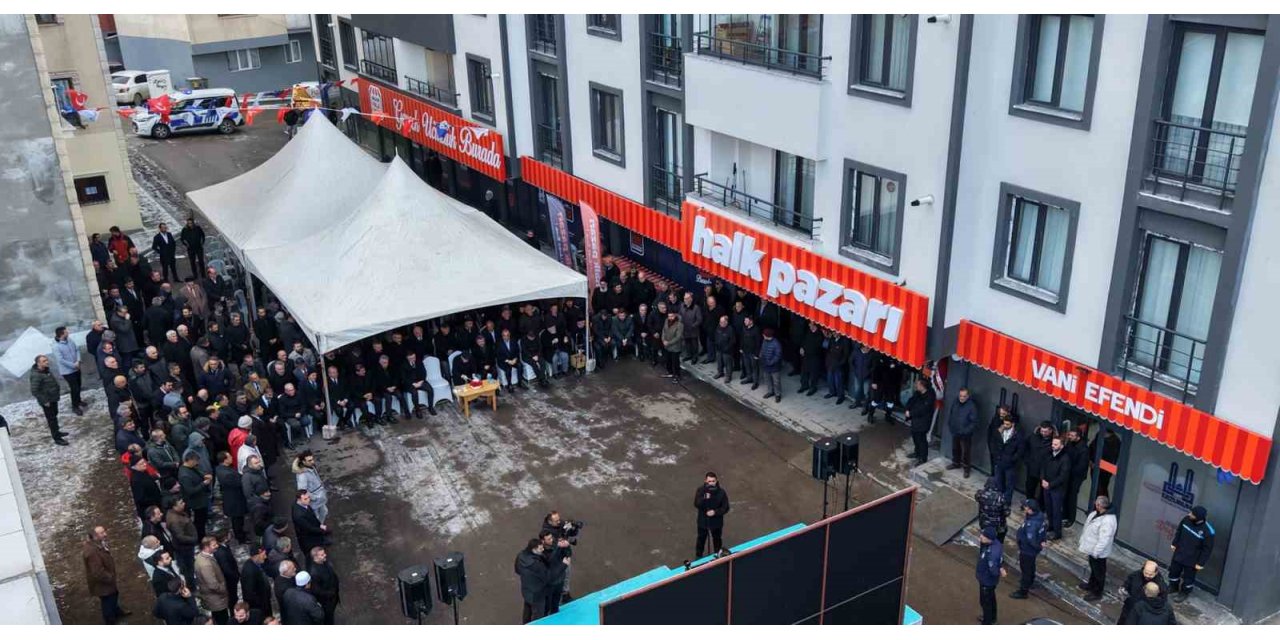 EBB’den yeni bir yatırım daha: Vaniefendi halk pazarı açıldı