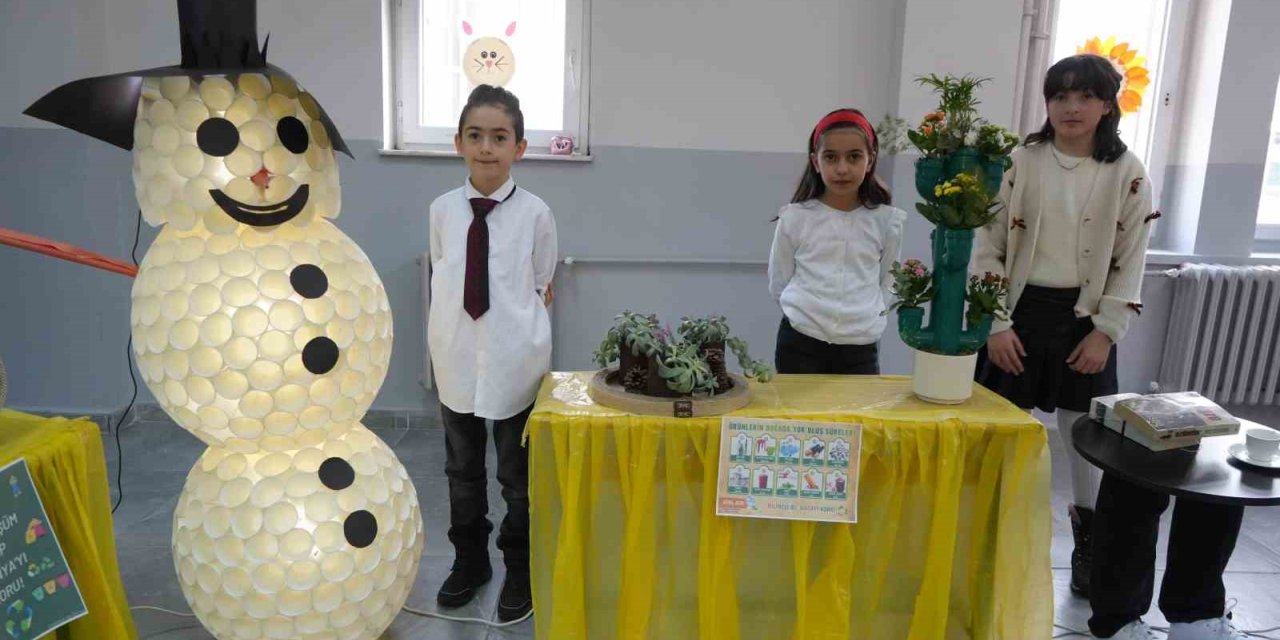 Geri dönüşümle farkındalık oluşturdular