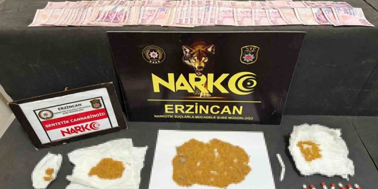 Erzincan’da uyuşturucu operasyonu