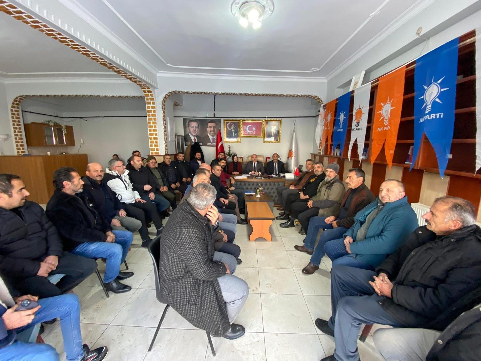 AK Parti Kars İl Başkanı Sancar, Selim ve Sarıkamış'ta Gündemi Değerlendirdi