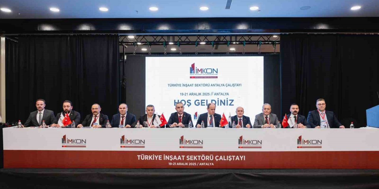 Malatya’da inşaat sektörünün sorunları 7. Çalıştay’da konuşuldu