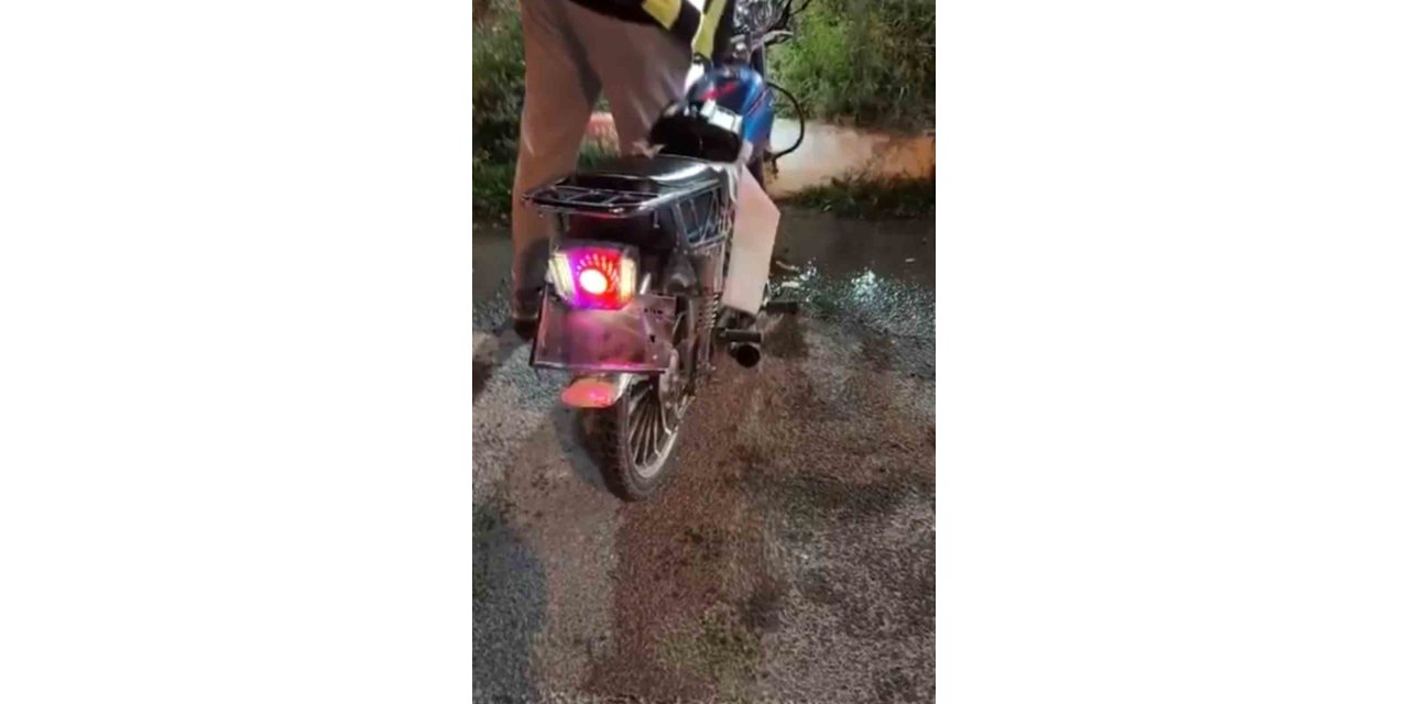 ’Dur’ ihtarına uymayan motosikletliye 70 bin lira ceza kesildi
