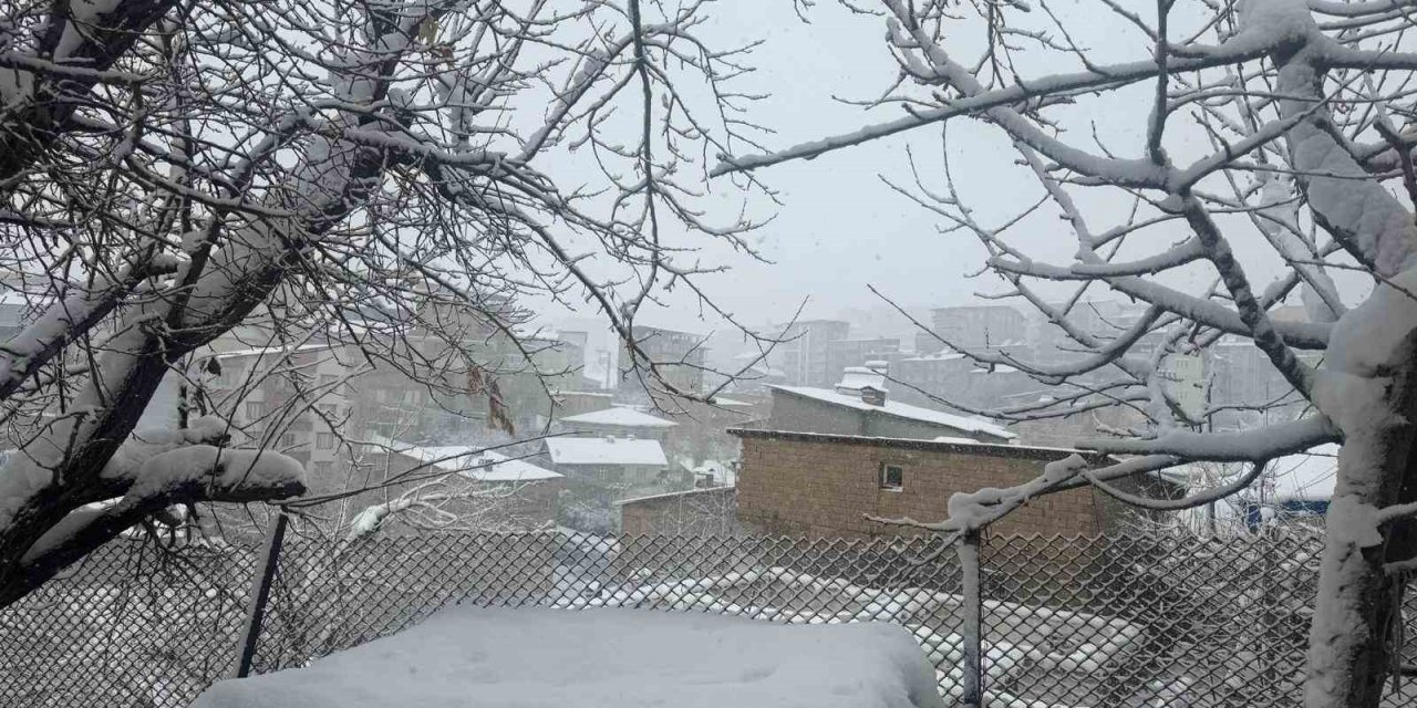 Hakkari’de kar ve fırtına etkisini sürdürüyor