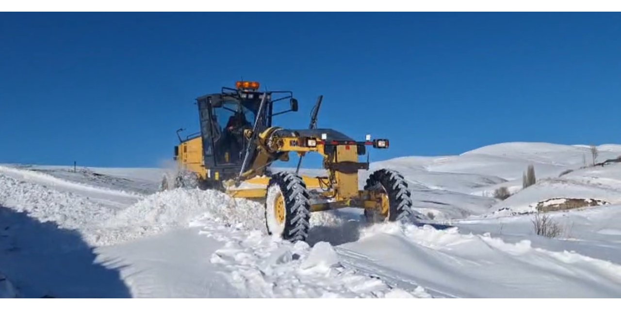 Kars’ta kapalı köy yolu kalmadı