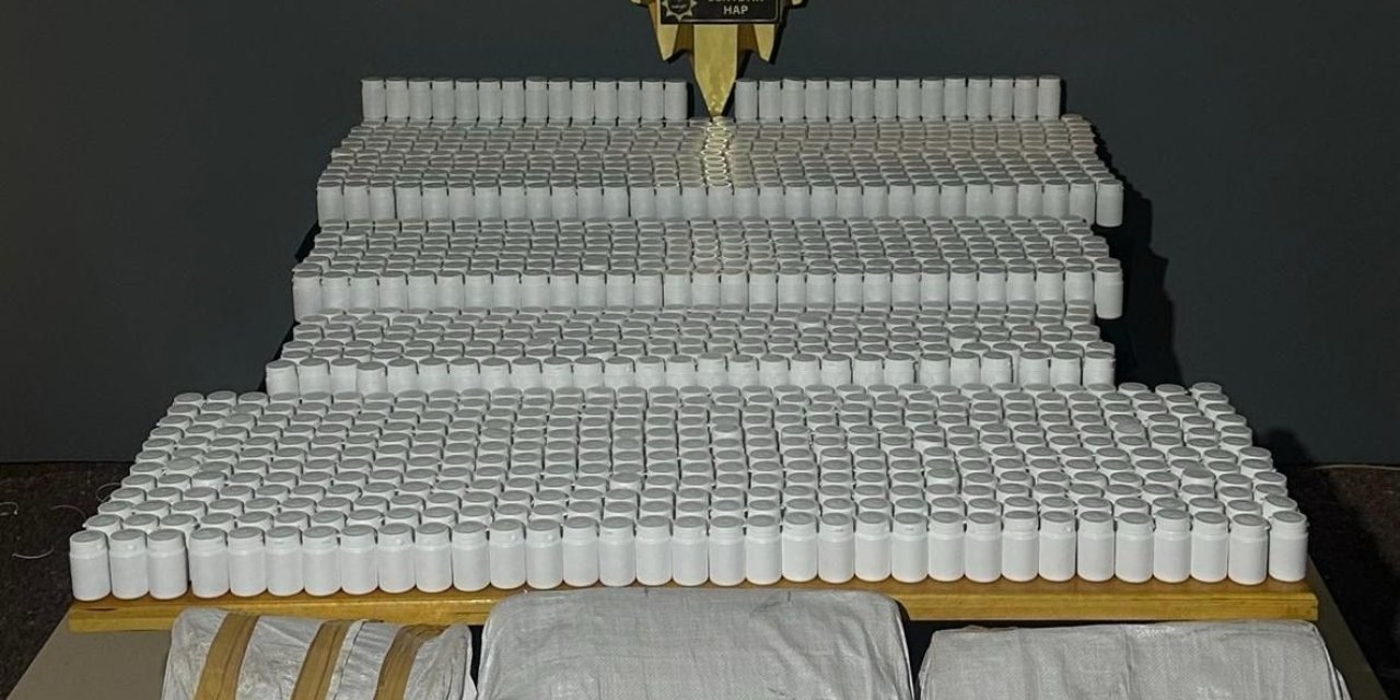 Malatya’da uyuşturucu operasyonu: 75 bin 376 adet sentetik ecza ele geçirildi