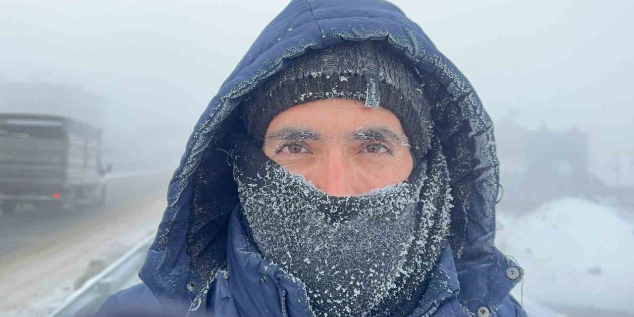 Ağrı’da Sibirya soğukları hayatı durma noktasına getirdi