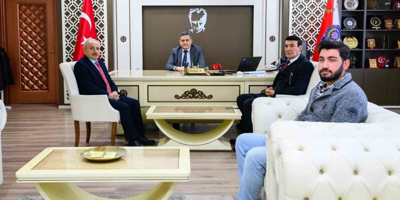 Malatya Gazeteciler Cemiyeti’nden Emniyet Müdürü Kayhan Ay’a ziyaret