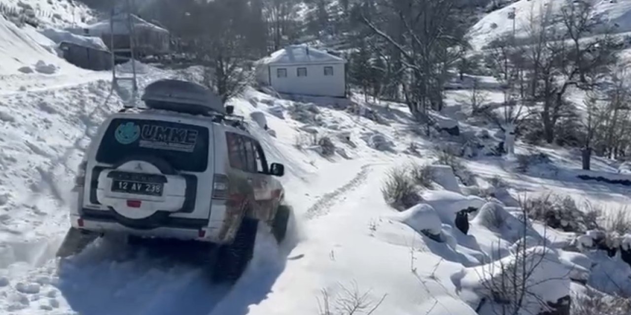 UMKE kar kış demeden hastalara umut oluyor