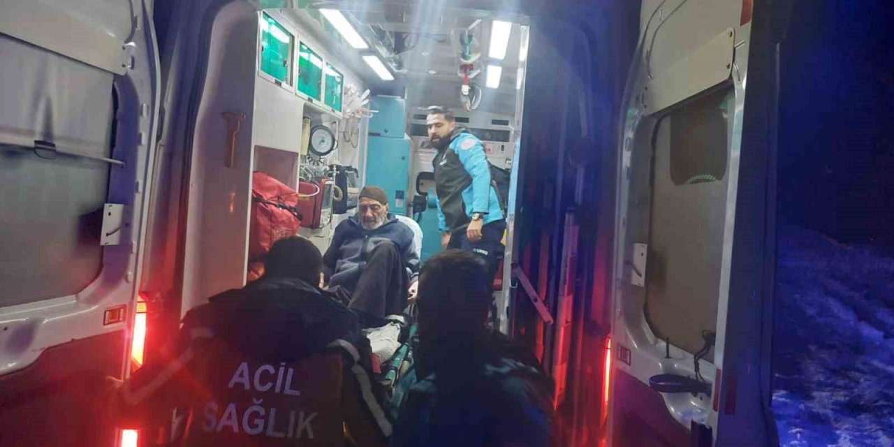 UMKE’den zorlu kış şartlarında hasta kurtarma operasyonu