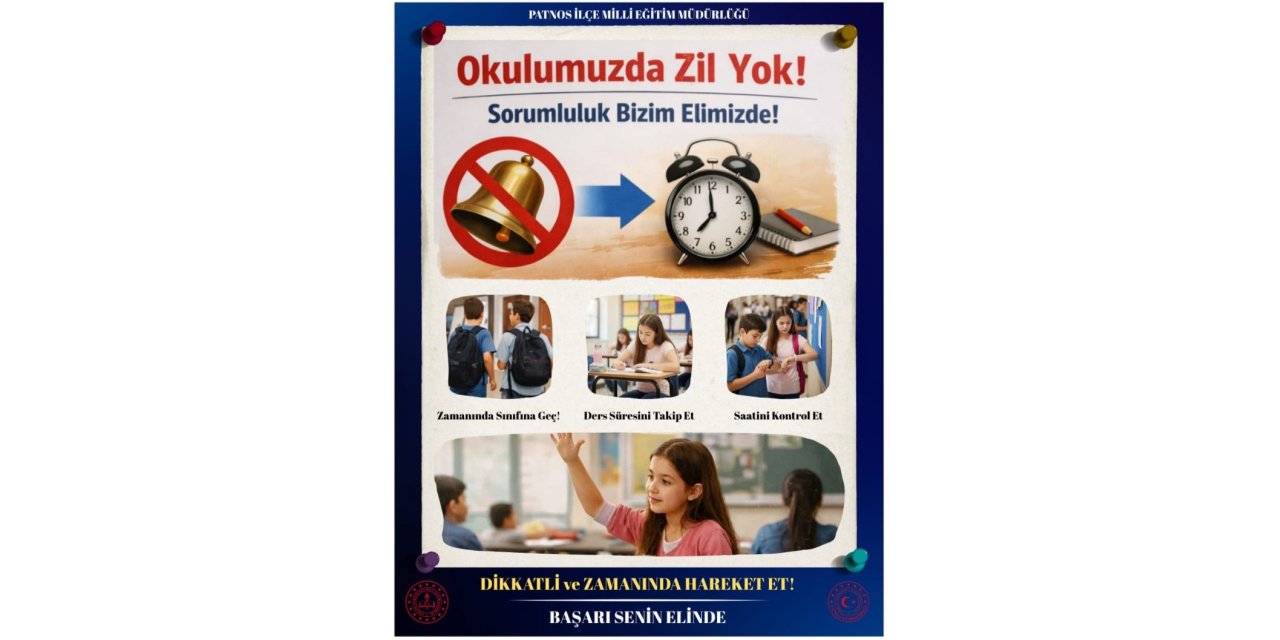 Patnos’ta zilsiz eğitim dönemi başlıyor