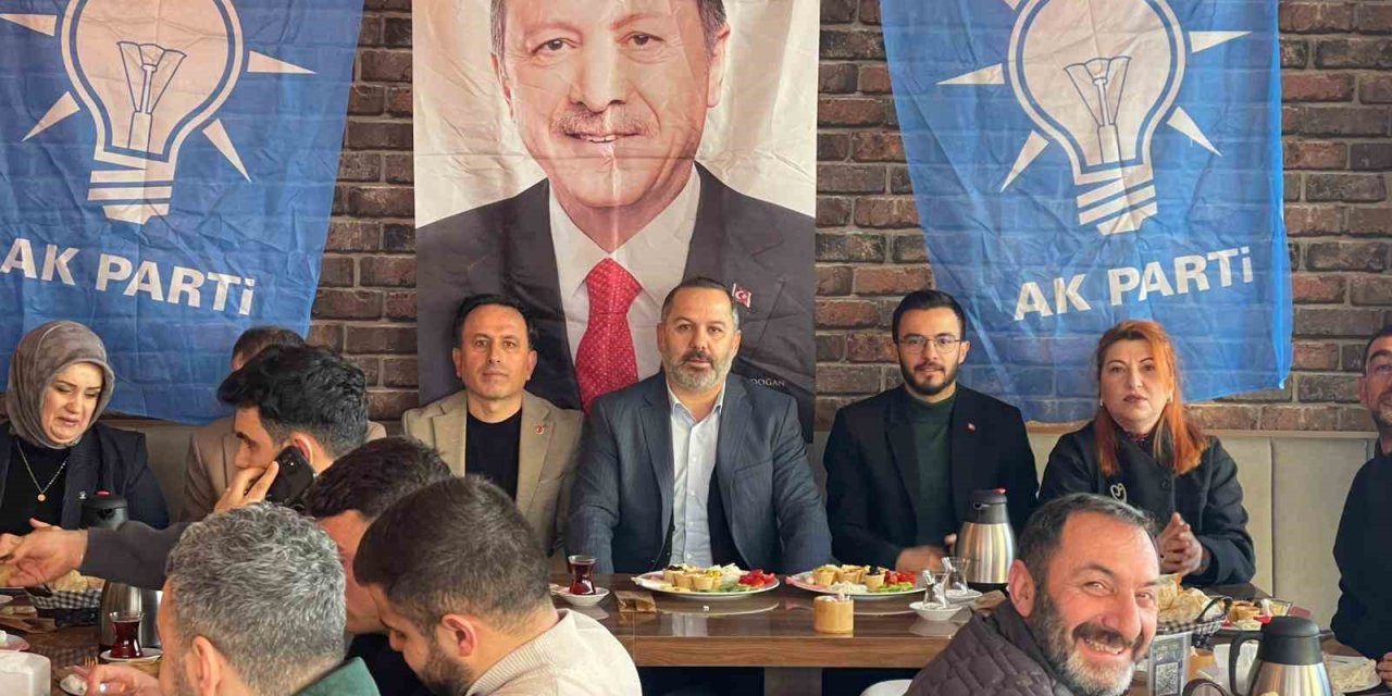 AK Parti Ardahan İl Başkanı Aydın, basınla buluştu
