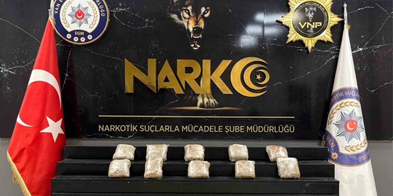 Van’da 13 kilo metamfetamin ele geçirildi