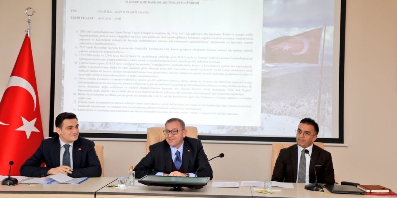 Kars’ta İl Koordinasyon Kurulu Toplantısı düzenlendi