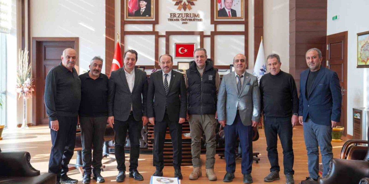 Rektör Çakmak, DAGC ve DGF yönetimini kabul etti