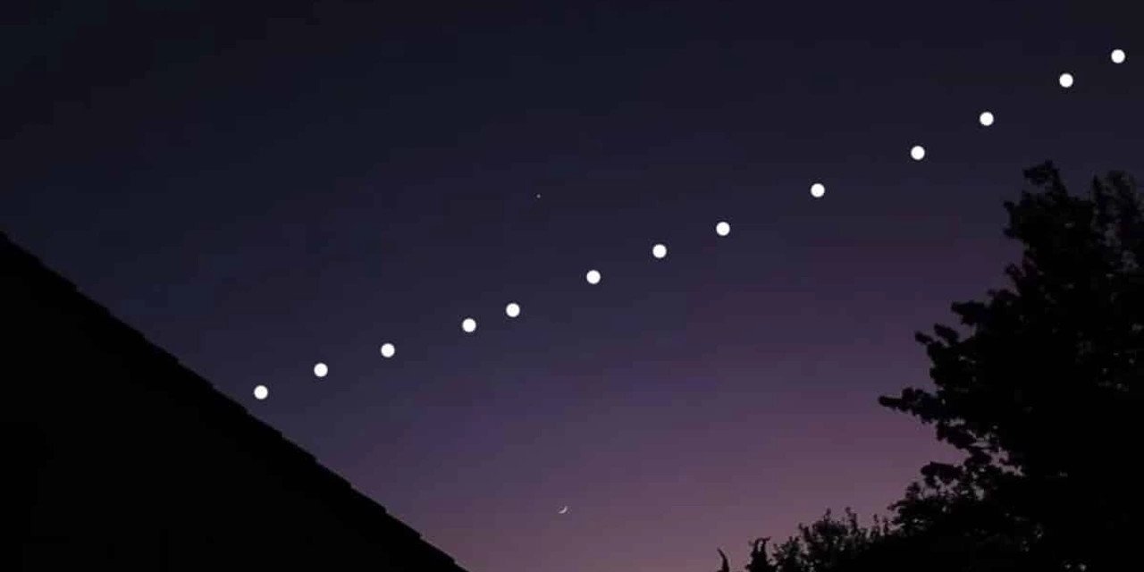 Starlink uyduları Hakkari’de görüntülendi