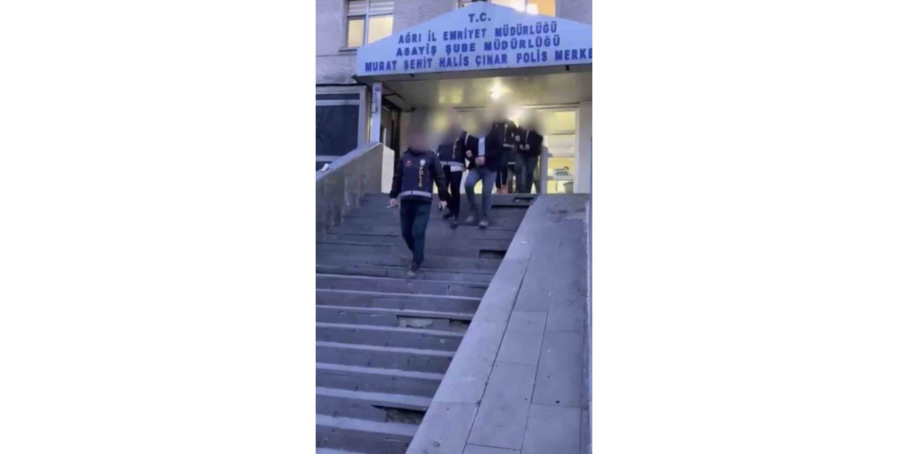 Ağrı’da aranan 5 şüpheli yakalandı