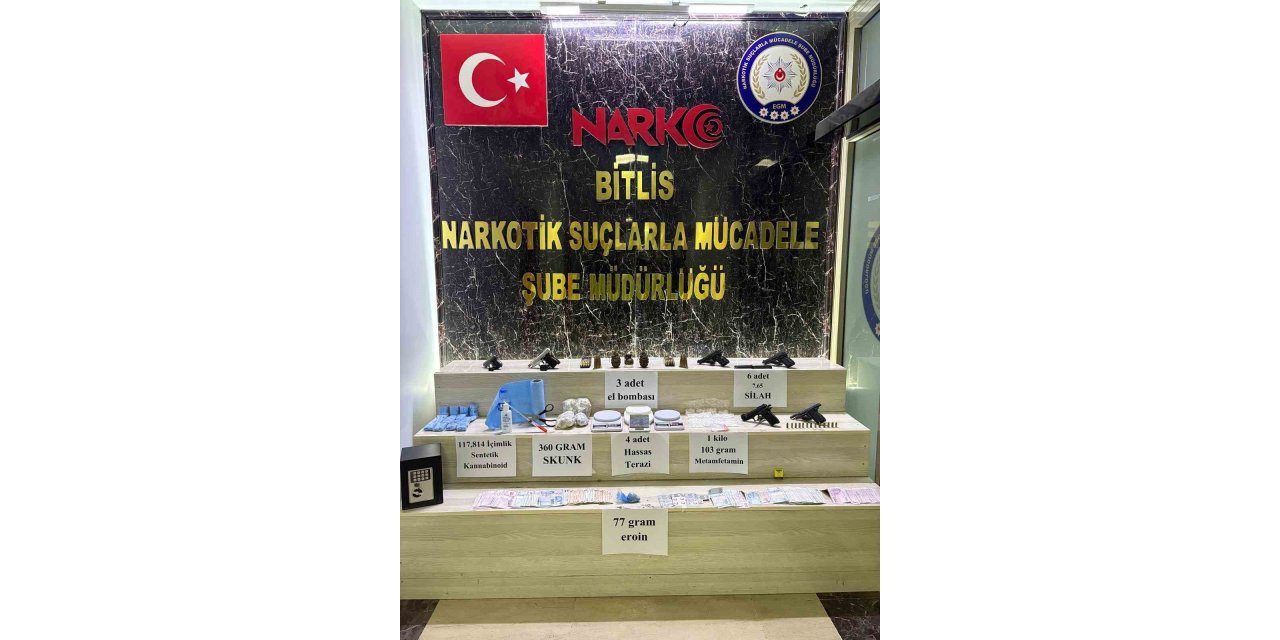 Bitlis’teki narkotik operasyonunda 27 kişi tutuklandı