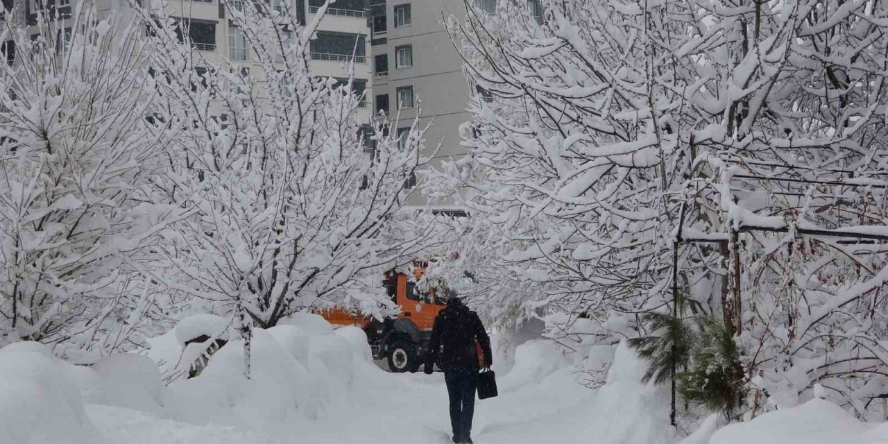 Bitlis’te kar yağışı yeniden etkili oldu