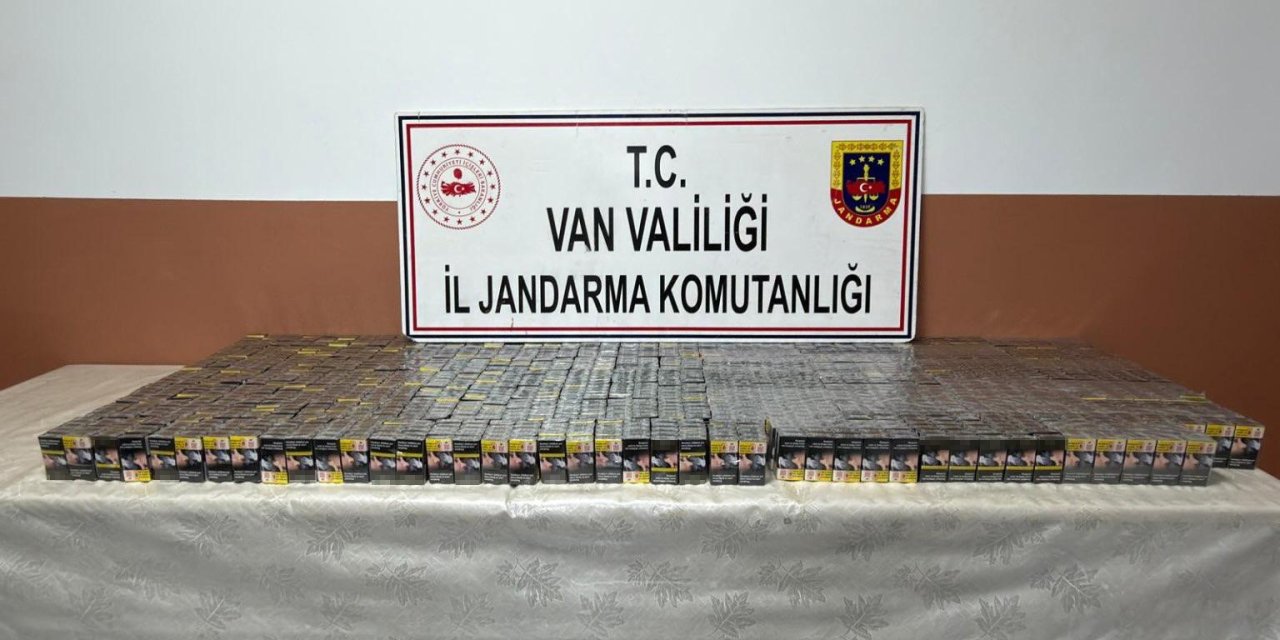 Van’da bin 510 adet kaçak sigara ele geçirildi
