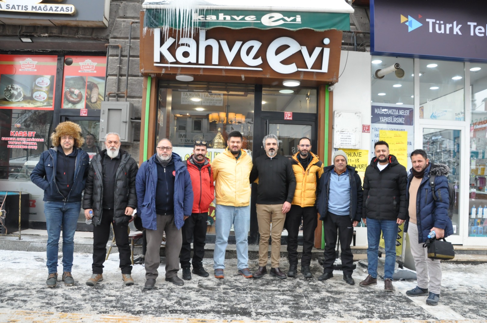 Kars Kahve Evi, gazetecileri unutmadı