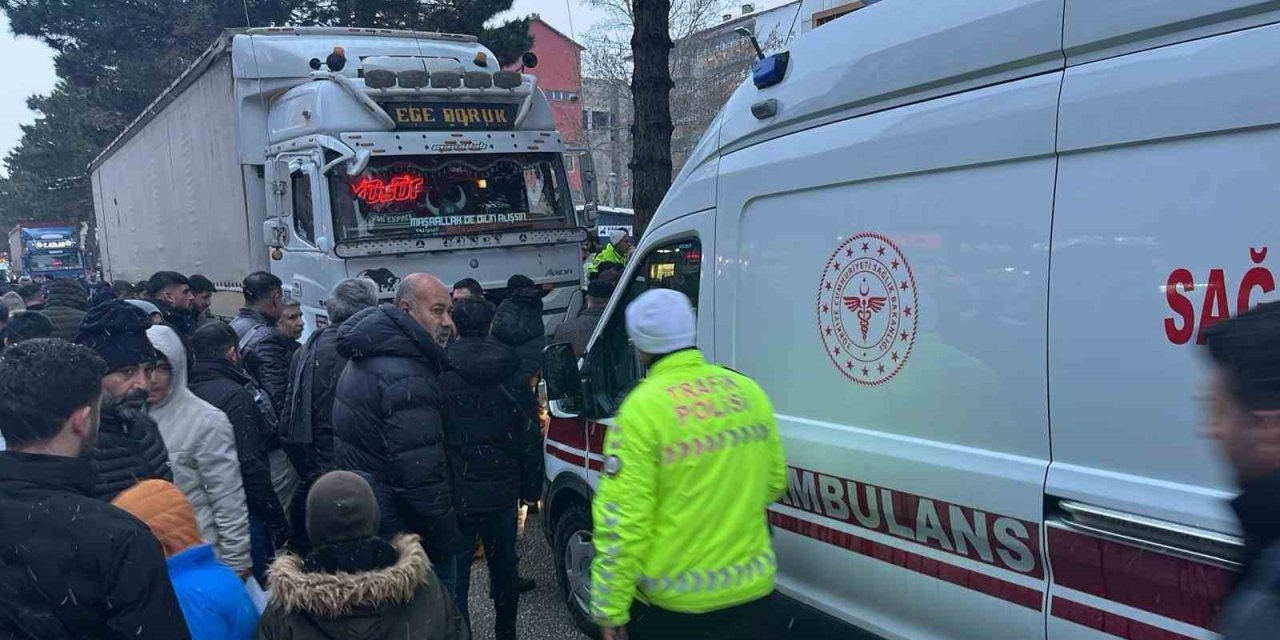 Tatvan’da tırın çarpması sonucu bir kişi hayatını kaybetti