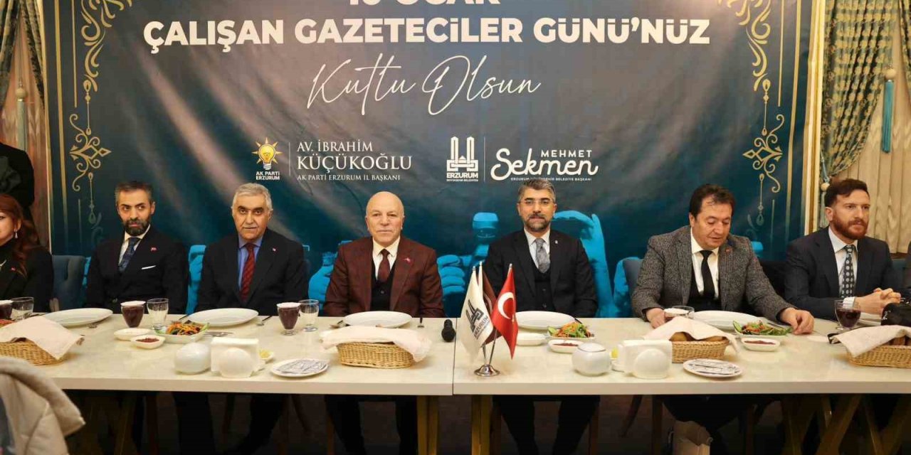 Başkan Sekmen ve Küçükoğlu medya mensuplarıyla buluştu