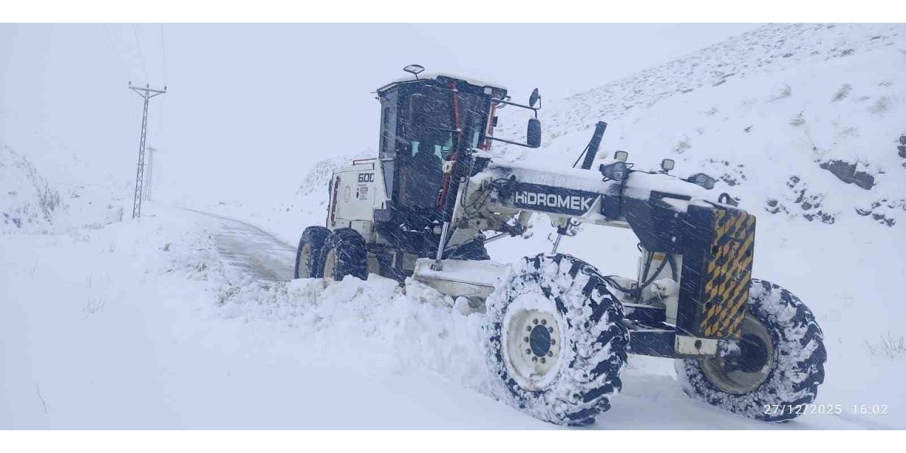 Elazığ’da 323 köy yolu ulaşıma kapandı
