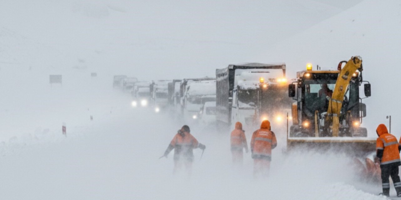 Yüksekova-Şemdinli yolunda kar esareti: Ulaşım tamamen durdu