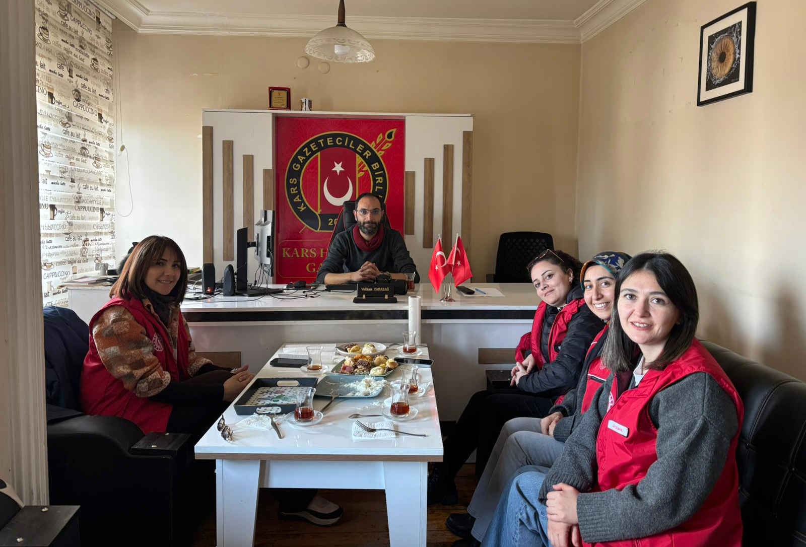 Gençlik Merkezi’nden Gazeteciler Günü ziyareti