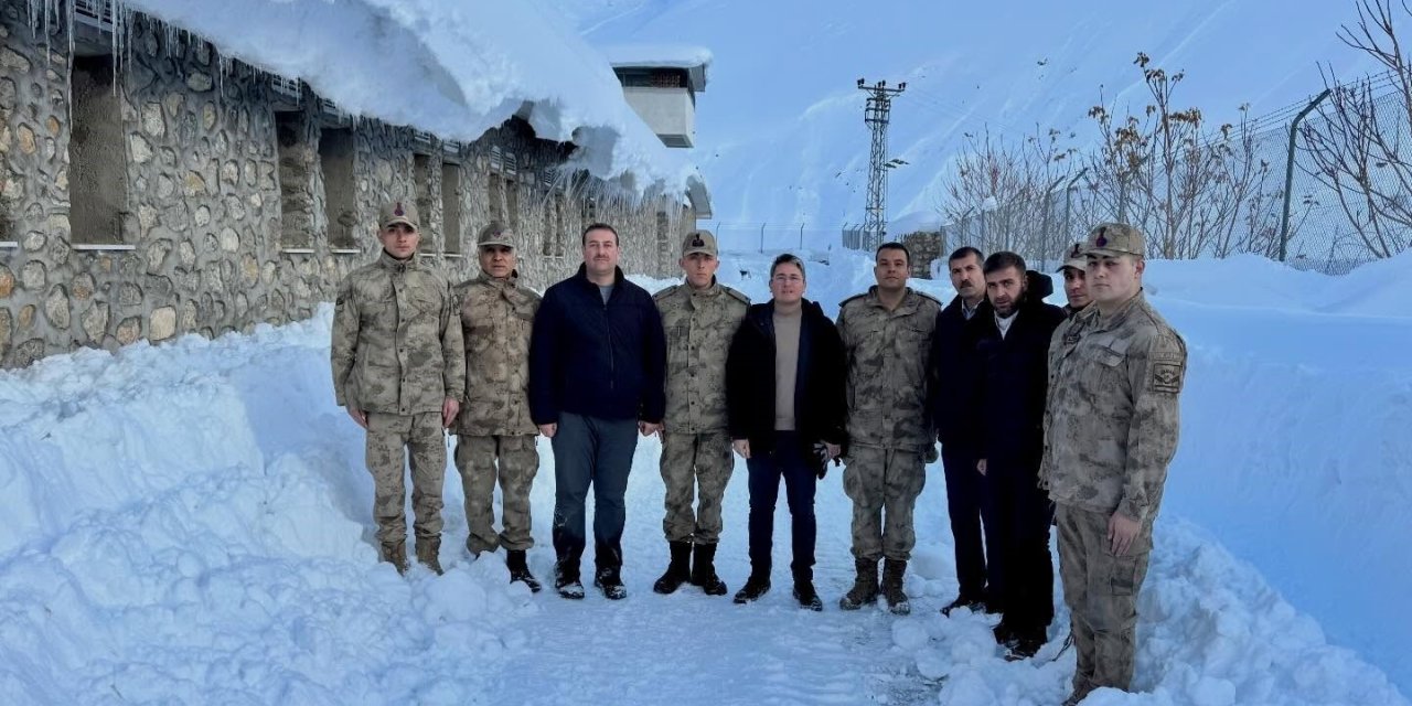 Kaymakam Arıkan’dan Başbağlar Karakolu’na ziyaret