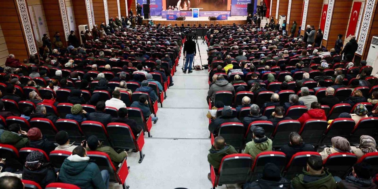 Erzincan’da bin 760 sosyal konutun kura çekilişi yapıldı