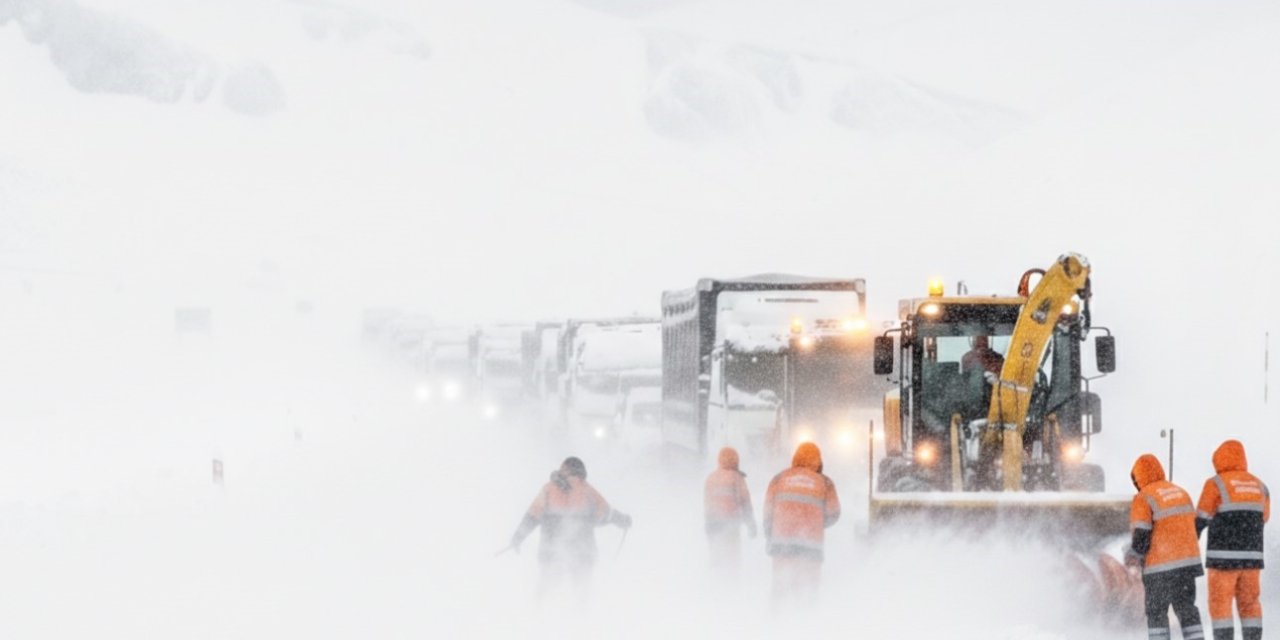 Yüksekova-Şemdinli kara yolu tipi nedeniyle ulaşıma kapatıldı