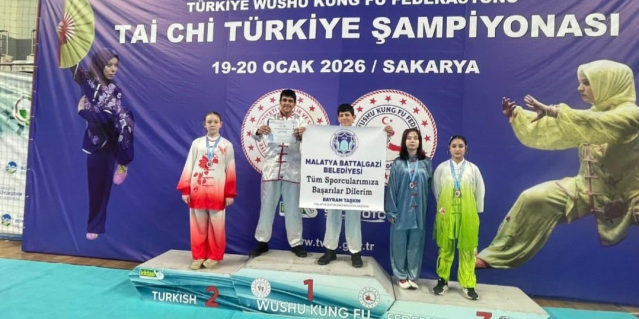 Battalgazi Belediyesi sporcularından Türkiye Şampiyonası’nda 5 madalya