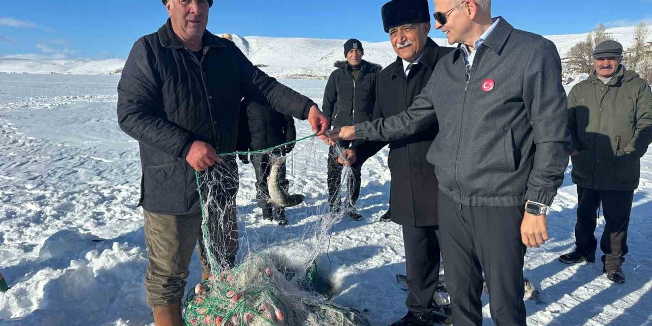 Çıldır’da ağ çekme etkinliği