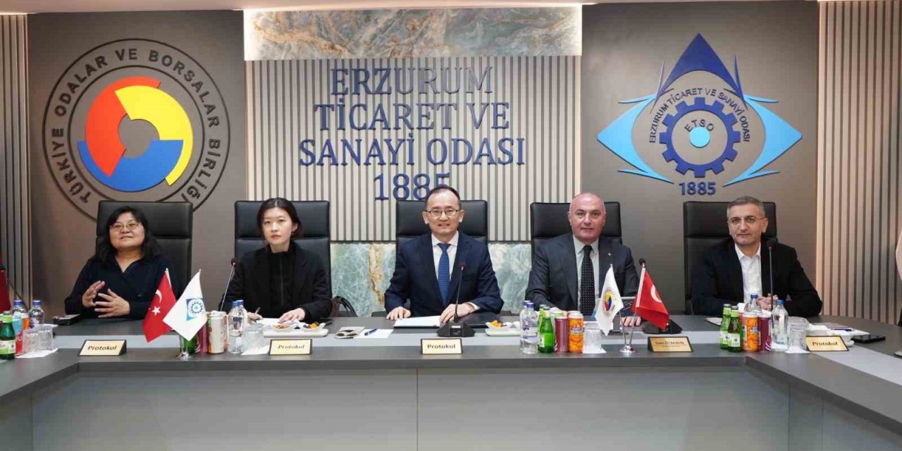 Çin Büyükelçisi JIANG Xuebin ETSO’da
