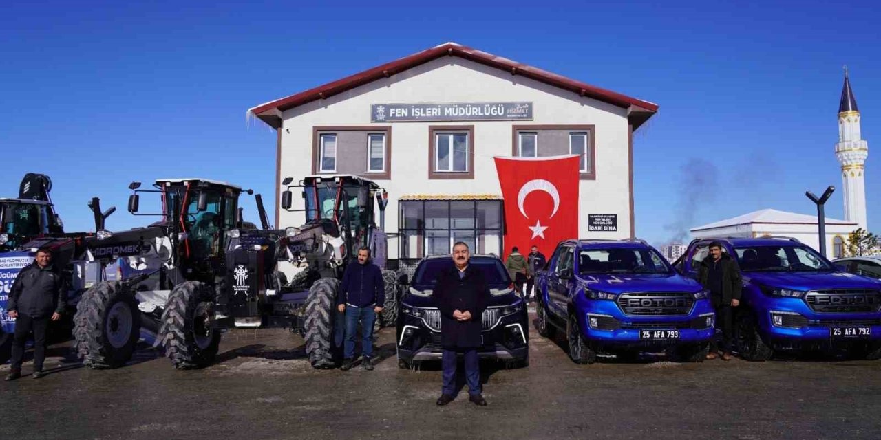 Palandöken Belediyesi araç filosunu güçlendirmeyi sürdürüyor