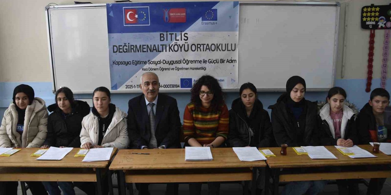 Bitlisli köy okulu öğrencilerine Avrupa yolu açıldı